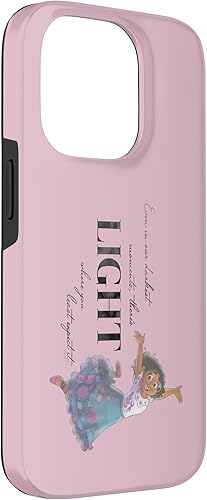 Miniatura 3 de Carcasa ligera con cita para iPhone 14 Pro Disney 100 Anniversary Encanto Mirabel D100