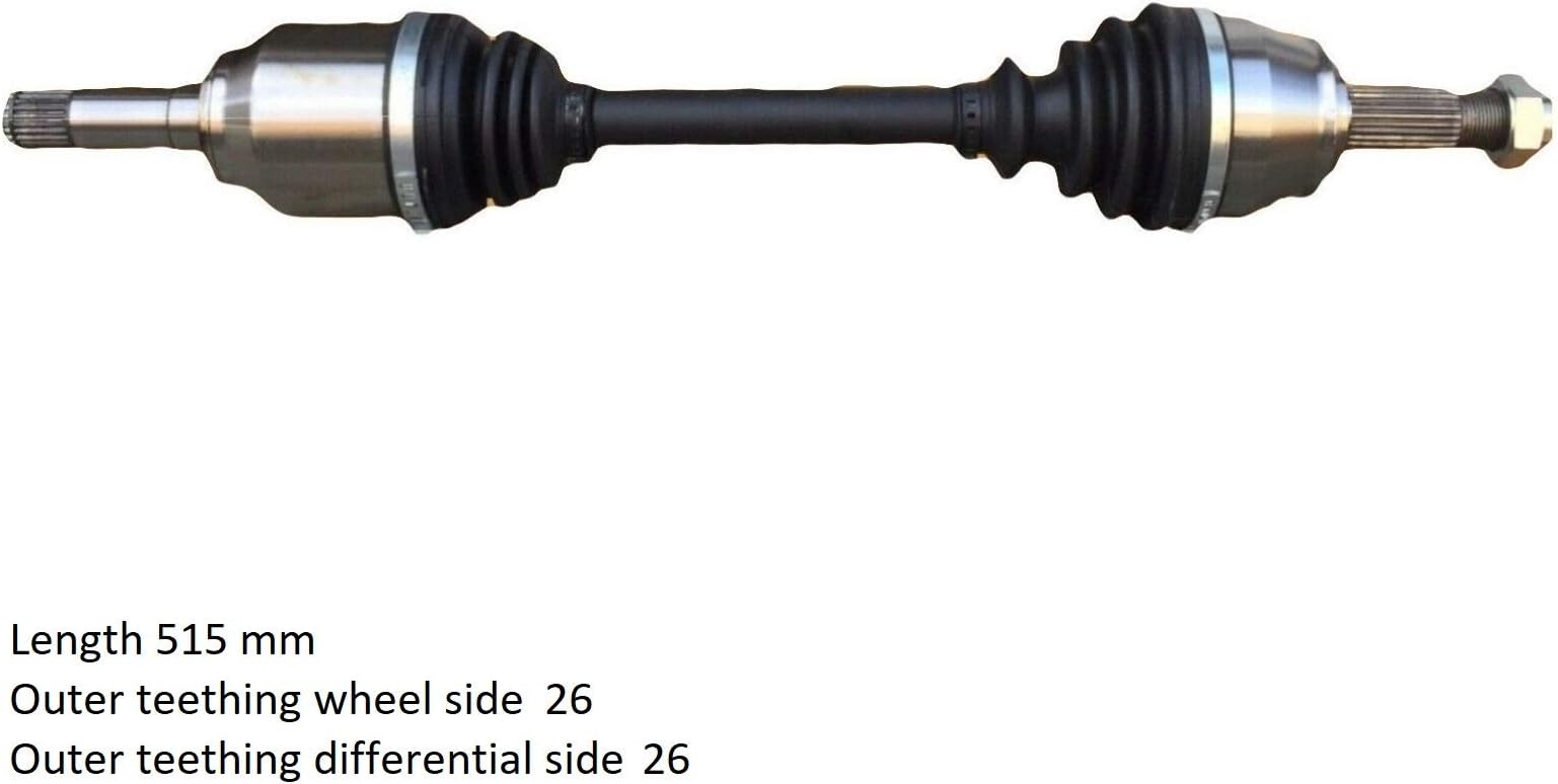 DRIVE SHAFT AXLE FITS FOR RANGER/B-SERIE 2.5 TD 4x4 1999-2006 FRONT LEFT