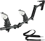Gun Stock for Meta Quest 3, Compatible with VR Meta Quest 3s Controller Grips for Enhance Stability and Control Magnetic Stock Rifle Adapter (Black)