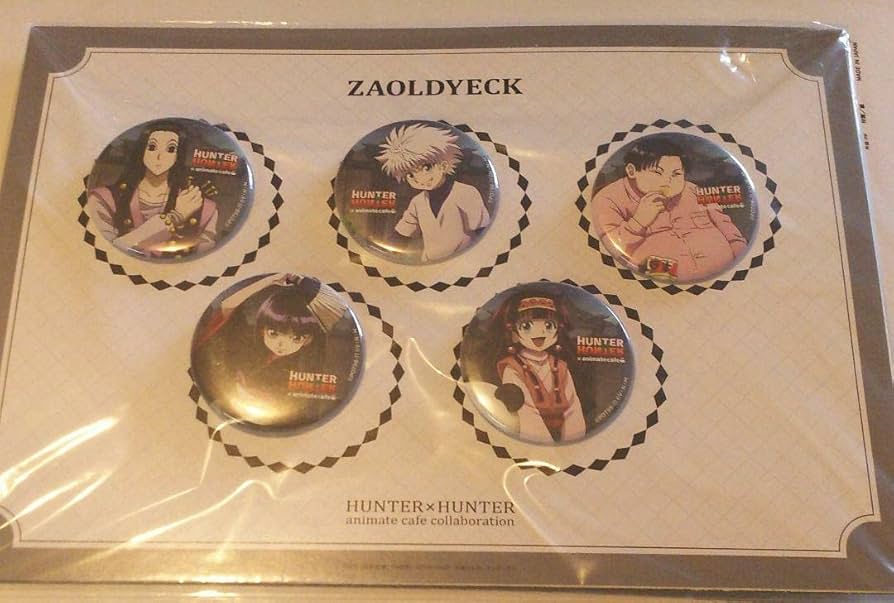 HUNTER × HUNTER アニメイトカフェ ゾルディック家 缶バッジ HUNTER × HUNTER アニメイトカフェ ゾルディック家 缶バッジ