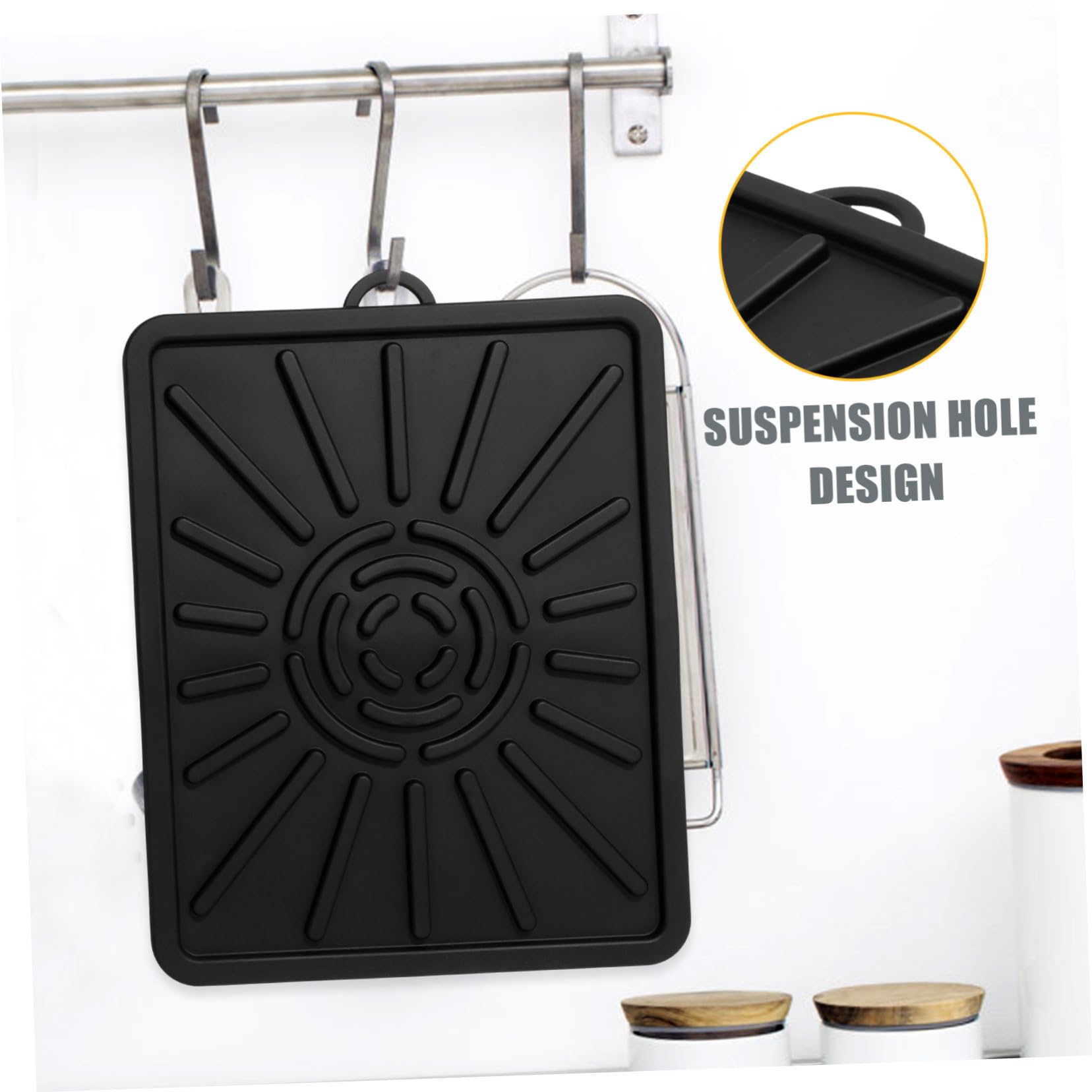 2 Stück Hitzebeständige Silikon Grillmatte mit Ölauffangfunktion Wiederverwendbare Grill abtropfmatte Schützende Backmatte für Vielseitige Grillmodelle Langlebiger Kratzschutz in