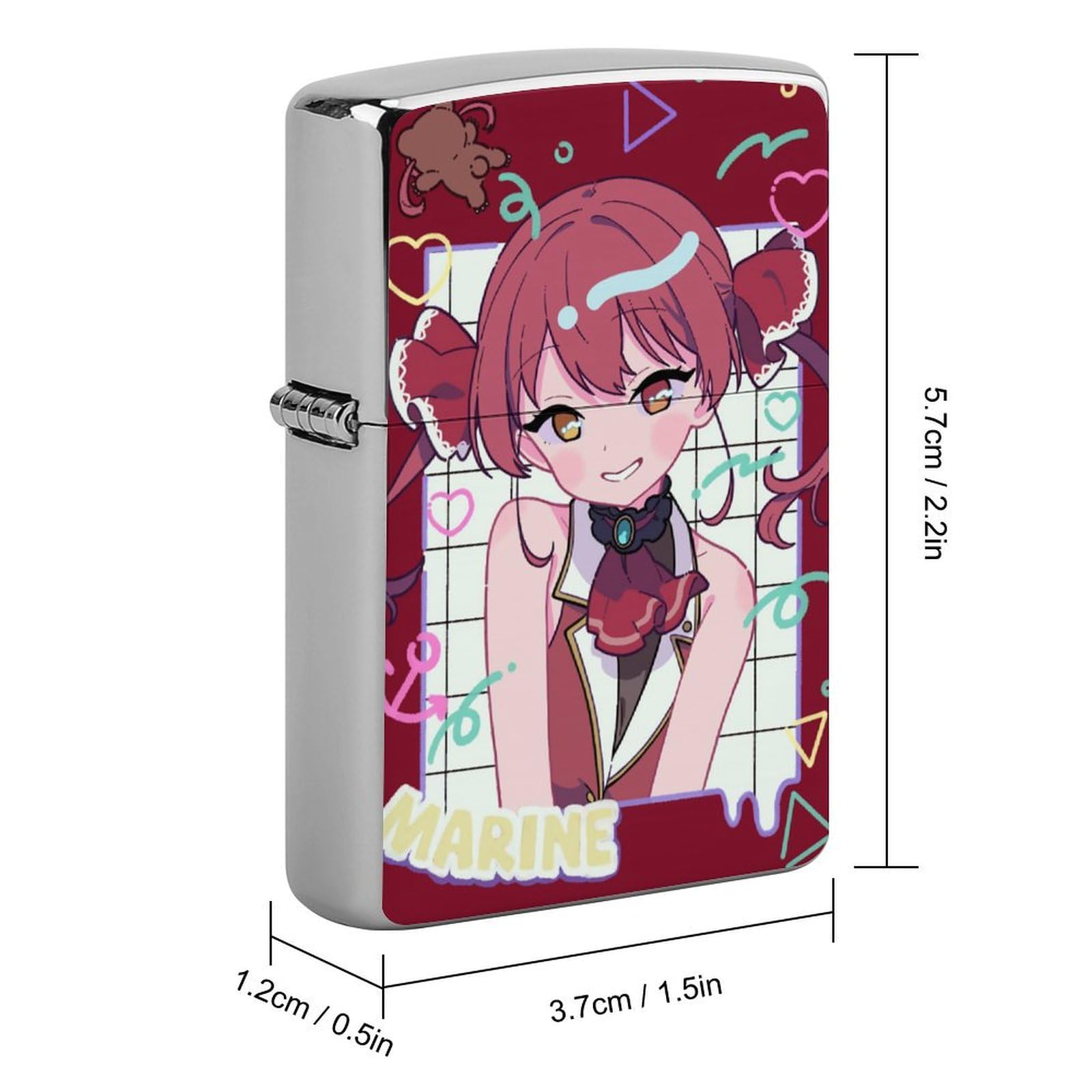 Amazon.co.jp: ジッポライターケース Zippo兼用ケース 両面印刷 VTuber
