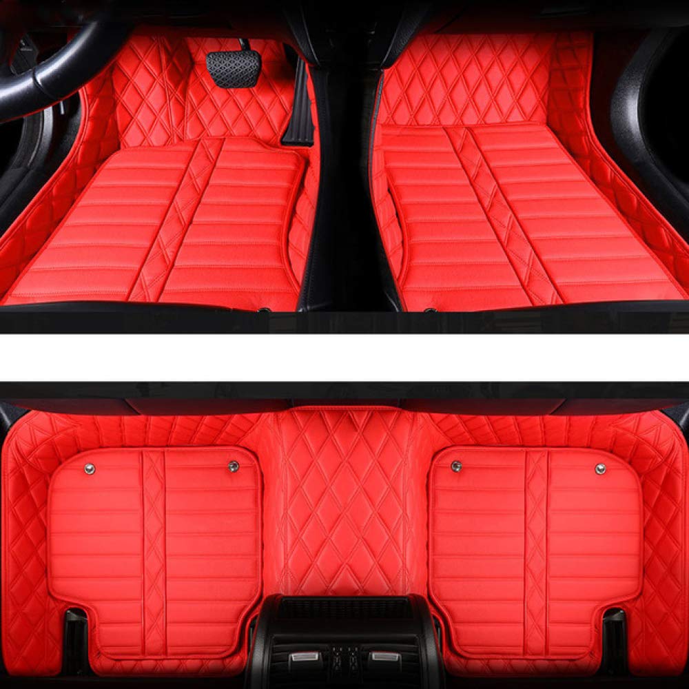 BZH For Leather car floor mat For honda crv 2008 accord jazz fit 2014 civic city accessories waterproof carpet rugs