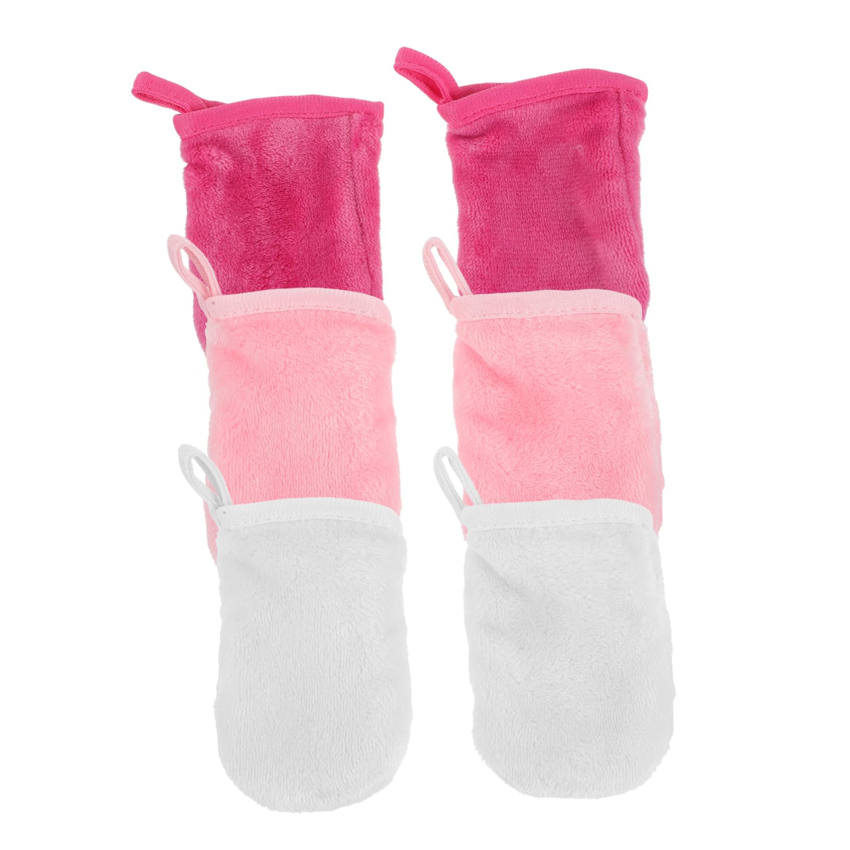 FOYTOKI Facial Cleaning Gloves 6pcs Makeup Gloves Face Brushes for Cleansing Makeup Towels Washcloths