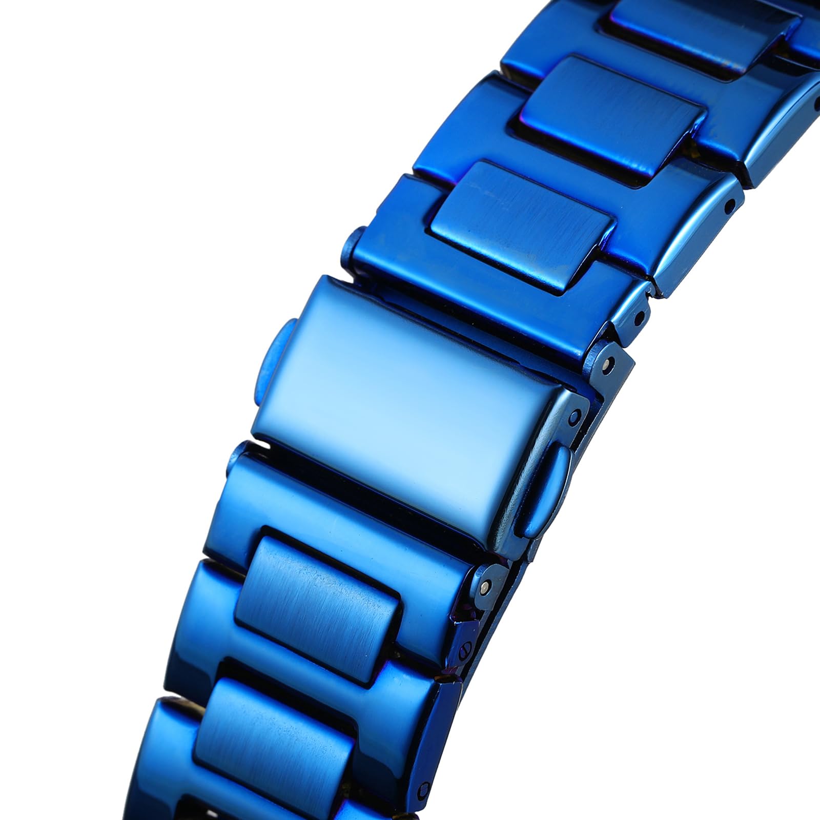 Mechanische Herrenuhr, selbstaufziehende Armbanduhr für Herren, achteckiges Gehäuse, Edelstahlband, Skelett-Design, Uhren