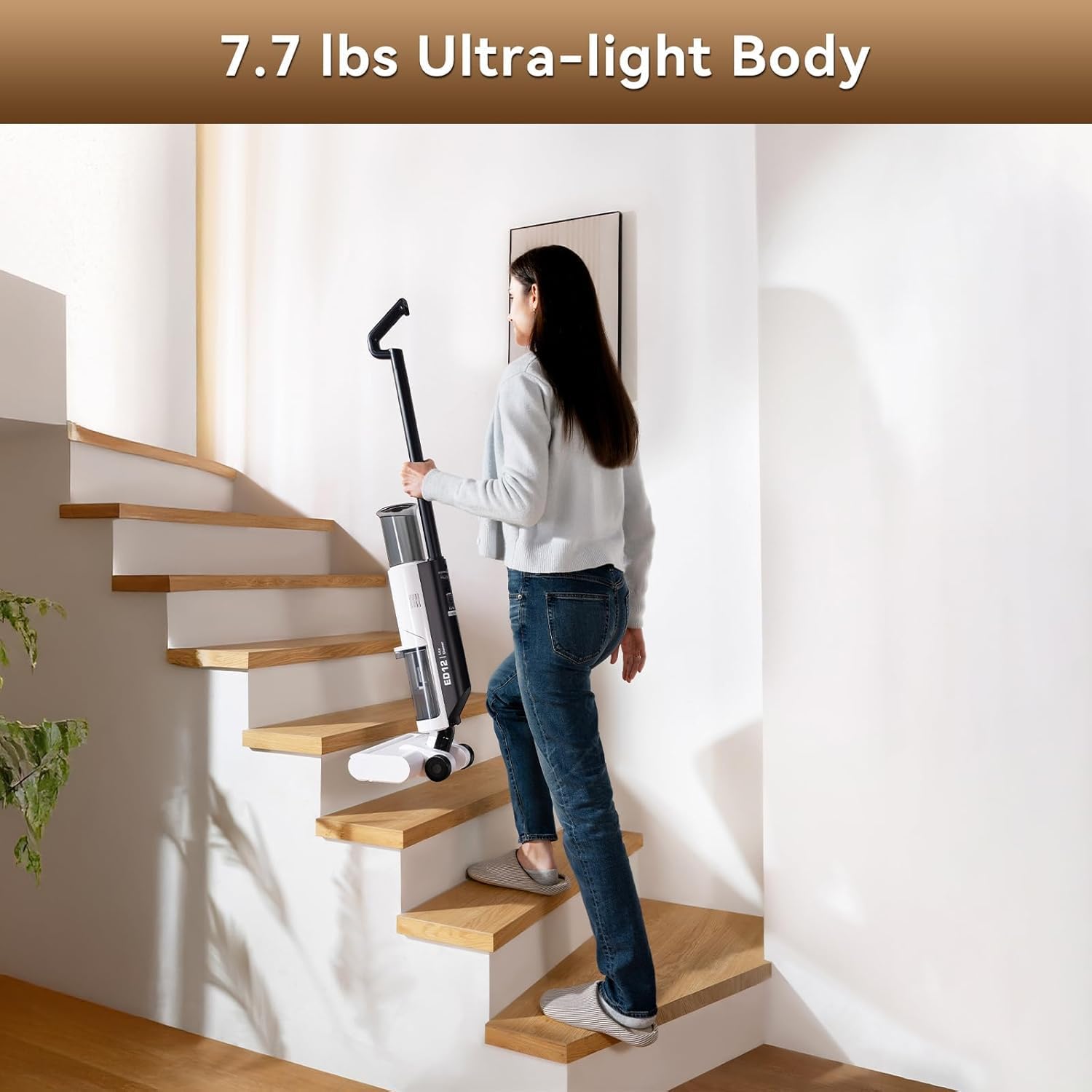 Effortless Cleaning: Discover the JONR ED12 Lite Cordless Wet Dry Vacuum Mop!