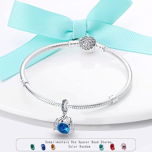 Miniatura 4 de LNQOBU Happy Life - Colgante para pulseras de abalorios, plata de ley 925 para mujer y niña (con un espaciador de cuentas)