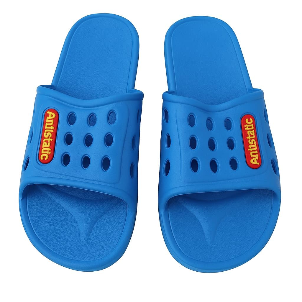 SKY Electrostatic Discharge ESD Slippers ESD Safe (Anti Static) Slipper Blue Size 8 [Pack 1 Pair]-image-48