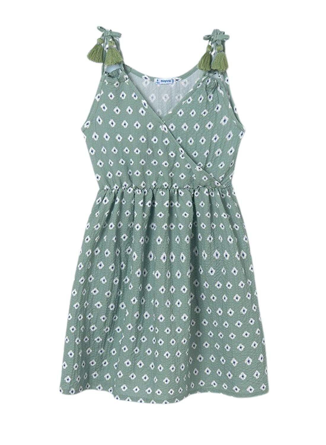 Mayoral Vestido Niña Verano - Estampado - Ropa de Vestir Niña - Ropa de Regalo - para Niñas y Adolescentes de 8 Años a 16 Años