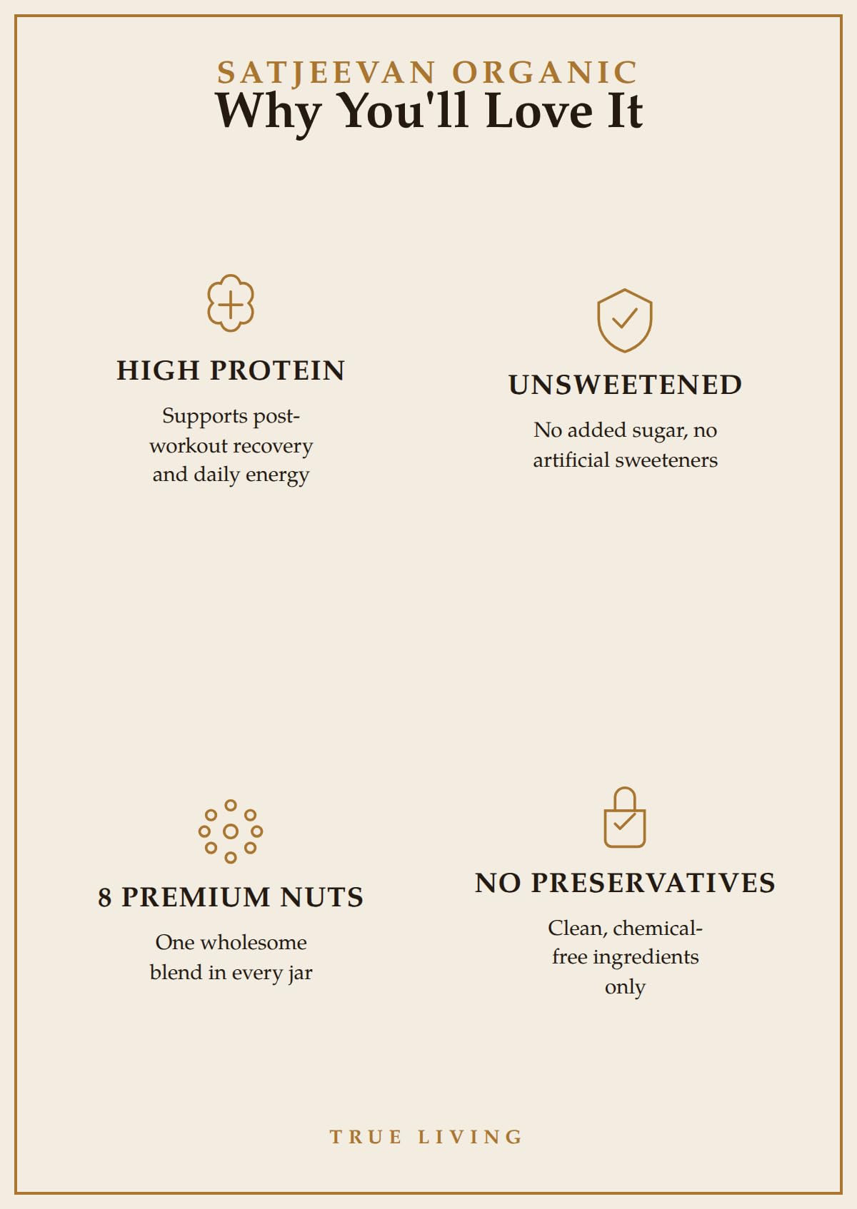 Satjeevan Super Nuts Butter 200g | Blend of 8 Nuts – Cashew, Almond, Pistachio, Hazelnut, Pecan, Macadamia, Brazil Nut & Pine Nut | Unsweetened, No Preservatives, No Added Sugar 2