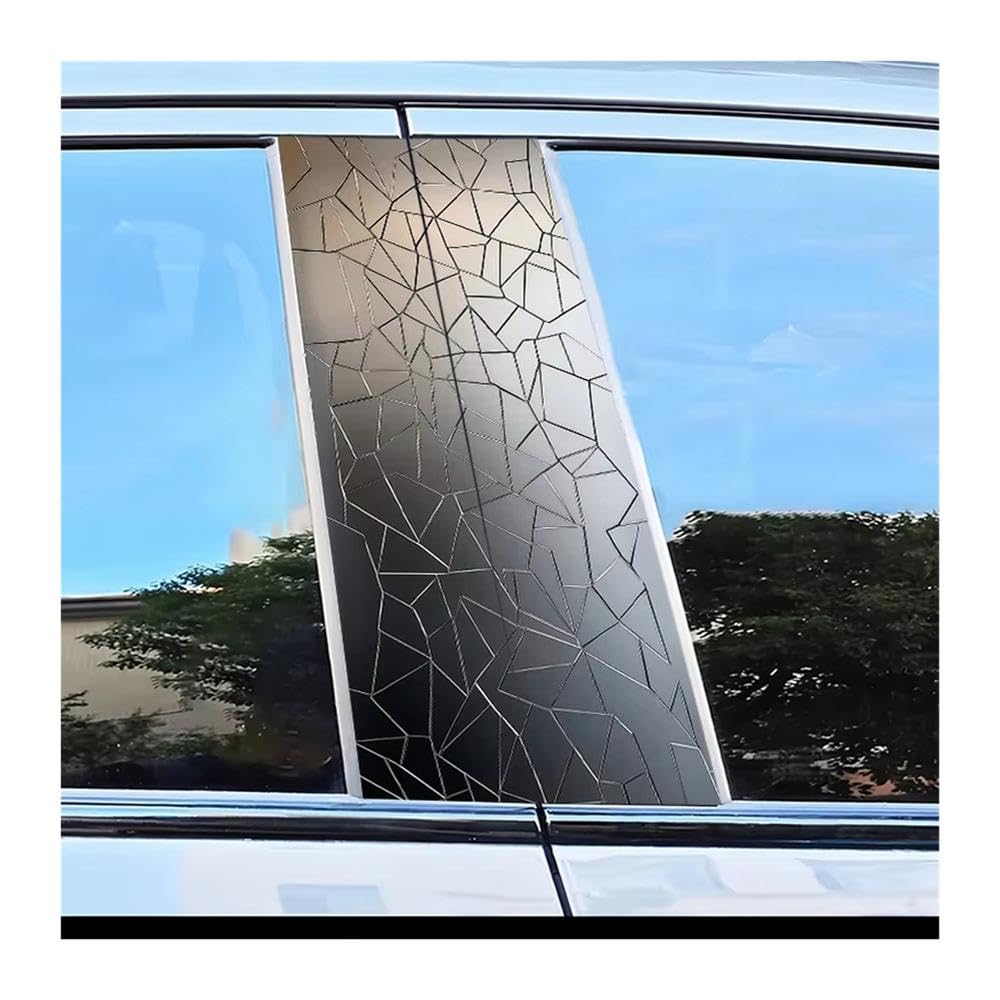 Bertdcx One Color 2 Car Center Pillar Stickers Crack B-Pillar Scratch Protection Auto Parts