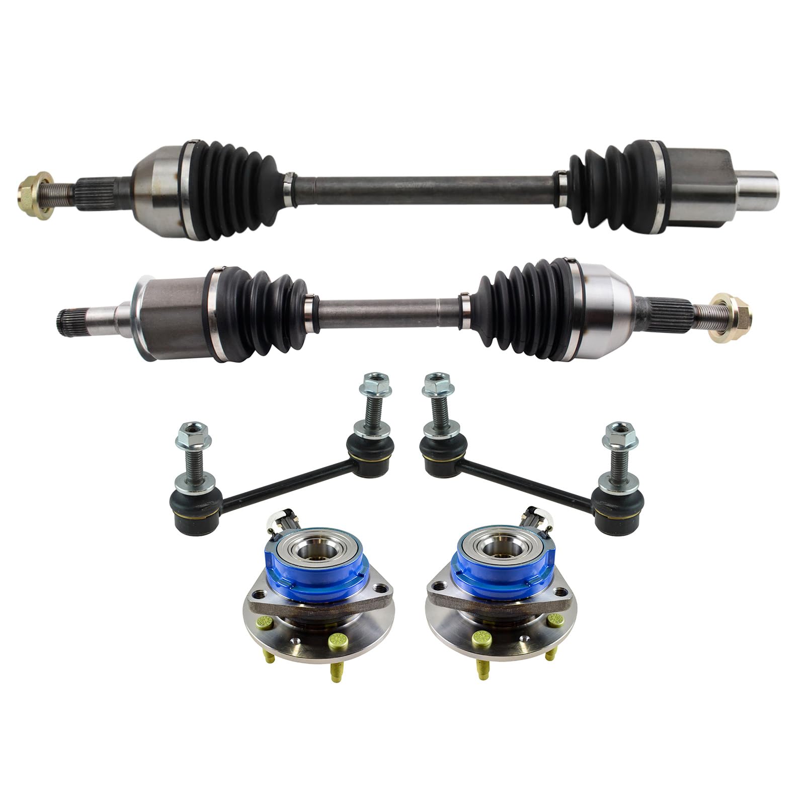 Kit de dirección delantera y transmisión Cadillac STS 2005 2006 2007 2008 2009 TRQ 8