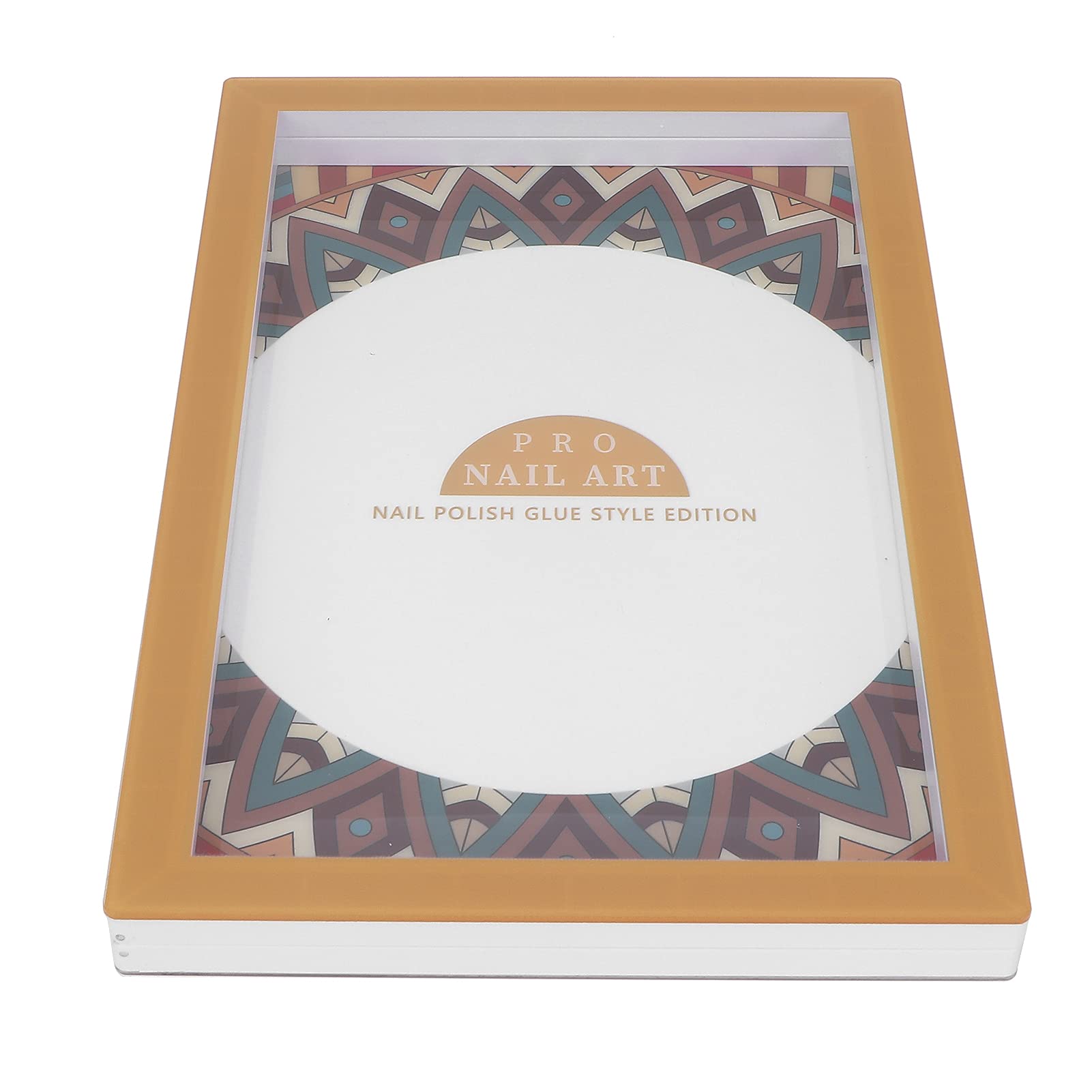 Selbstklebendes Nagelgel-Farbdisplaybuch mit Magnetverschluss, DIY-Nagellack-Farbkarte