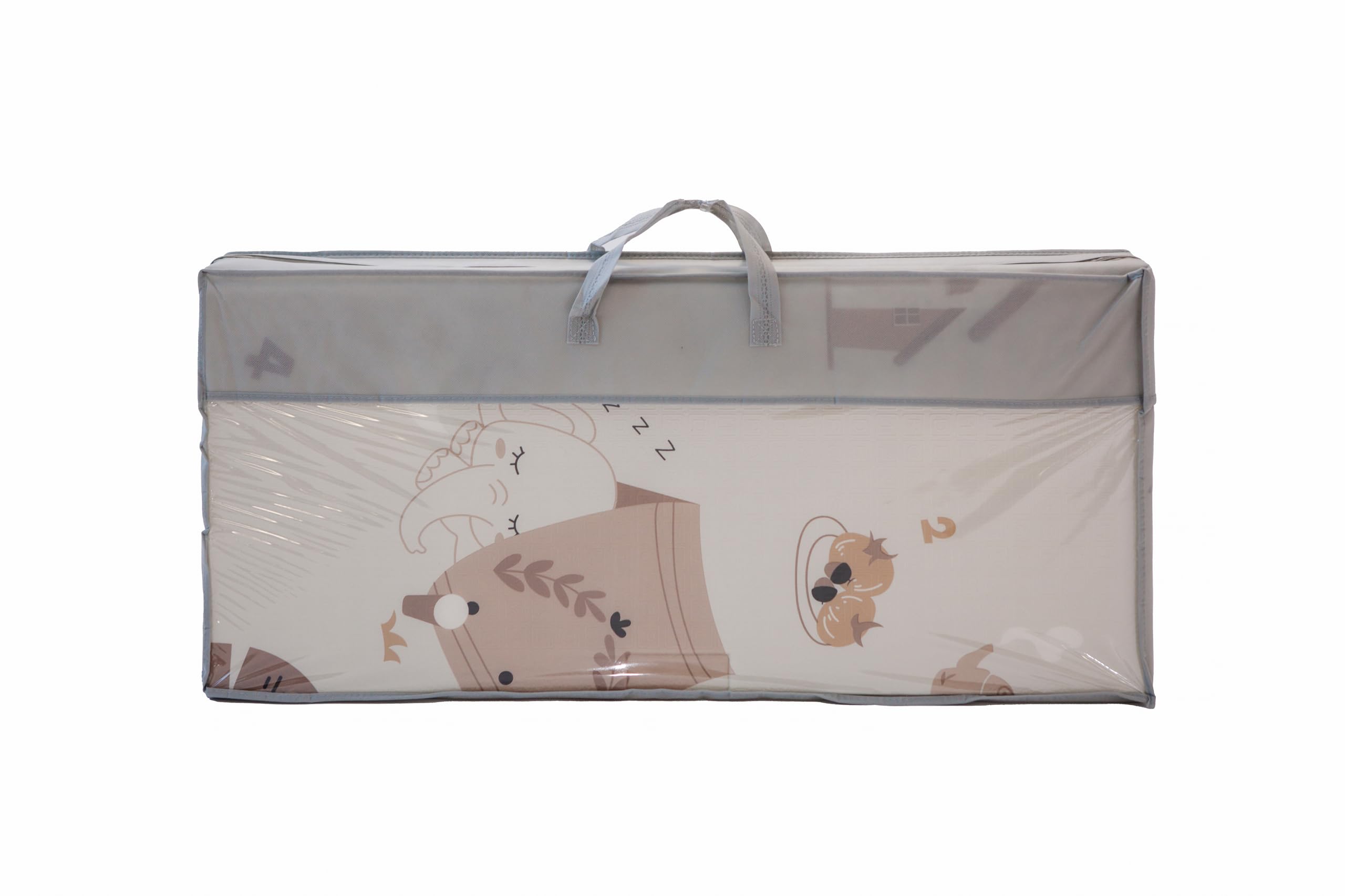 VeloVendo® - Tappeto Gioco Bambini pieghevole e reversibile 180x200x1cm - tappeto gioco neonato - Non tossico e impermeabile (XPE Leoni)