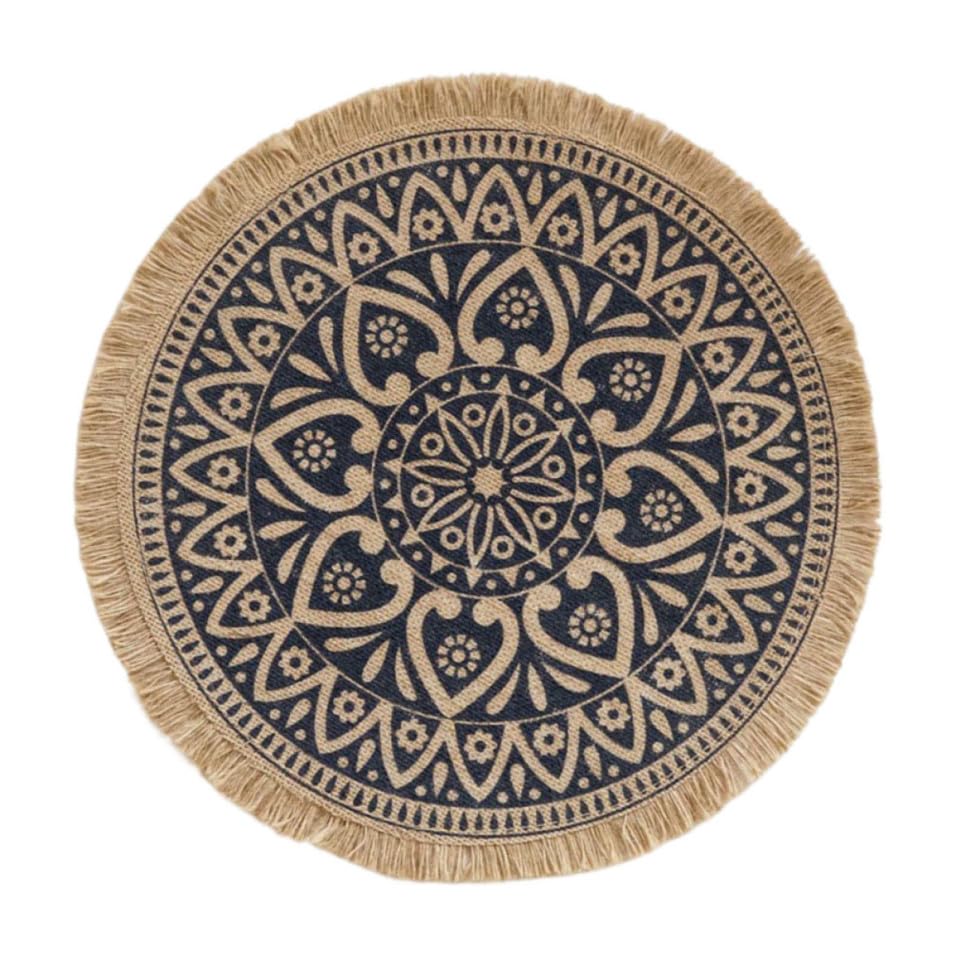 BESTYASH Mantel Accesorio para Fotos en Ambiente Festivo Individual Práctico y Fácil de Lavar de Yute para Decoración de Mesa