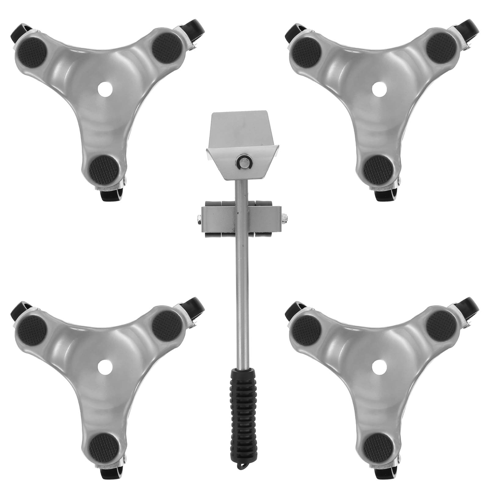 Gadpiparty 5pezzi Sollevatore Per Mobili Pesanti Kit Di Trasloco Con Rulli Scorrevoli e Asta Di Sollevamento Set Di Strumenti Per Traslochi Per Casa e Ufficio Per Spostare Mobili Senza Fatica