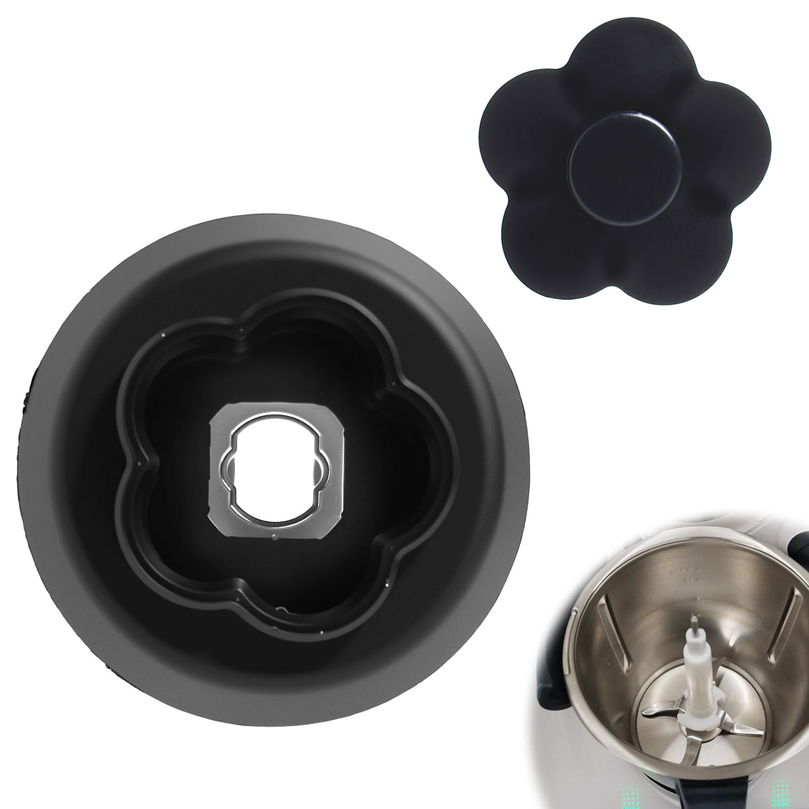Kit de Repuestos Premium para Monsieur Cuisine Connect y Smart, Silvercrest: Portacuchillas, Engranaje, Base de Cuchillas, Embrague, Pieza de 5 Dientes Compatibilidad Garantizada y Fácil Instalación