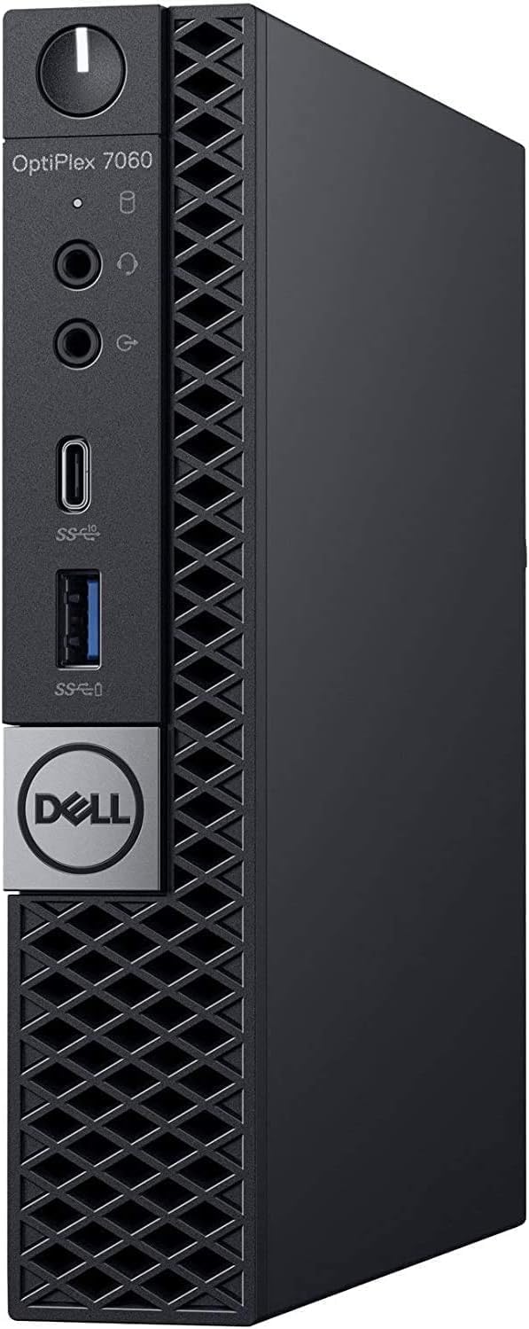 Dell OptiPlex 7060 Mini Desktop Business PC, Intel Core 8100, 256GB SSD, 8GB RAM, USB & DP, WiFi, Keyboard & Mouse, Windows 11 Pro Tiny Desktop Computer (Renewed)