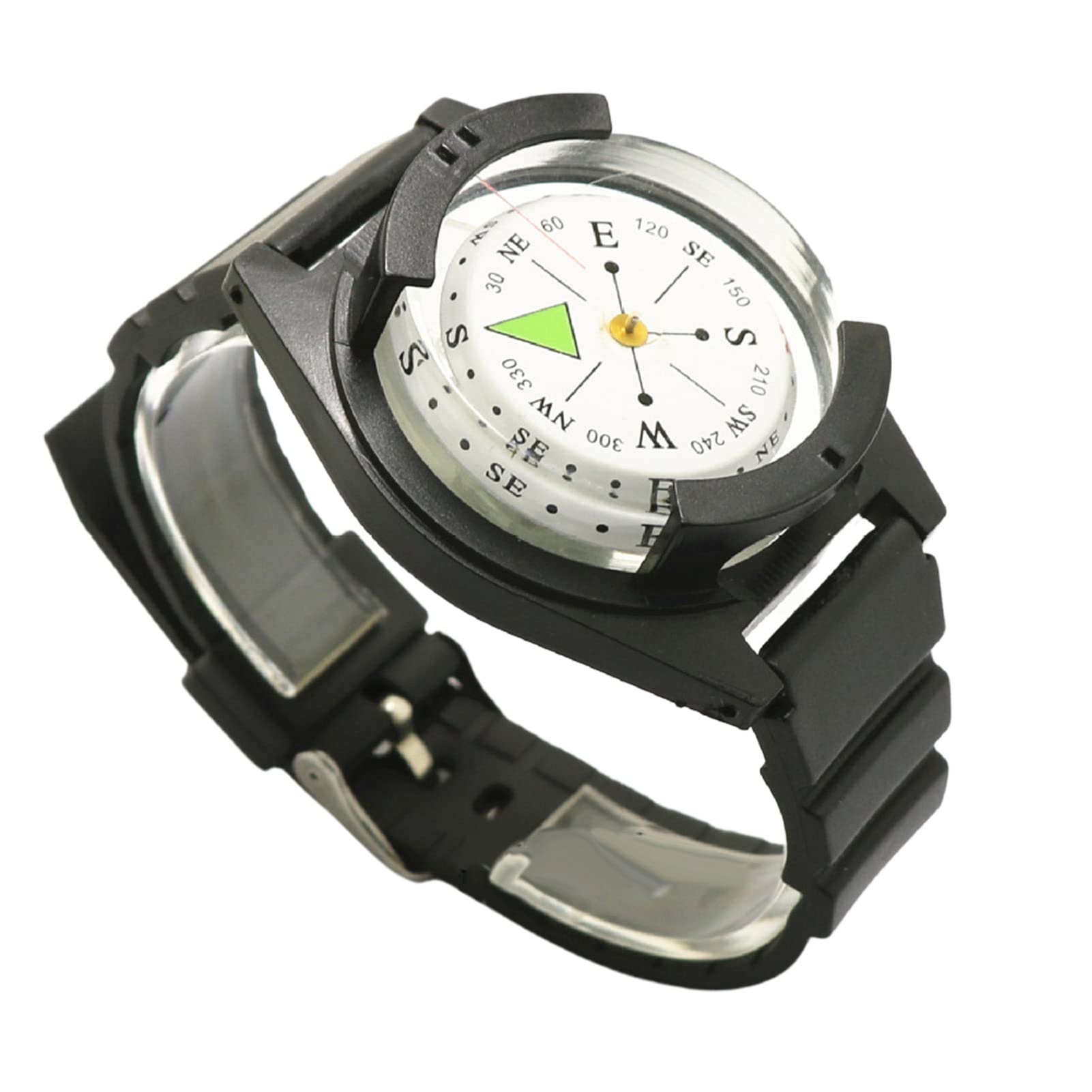 f fabobjects® watch band compass | outdoor watch band compasses easy to read - pocket watch compass for camping hiking & boating