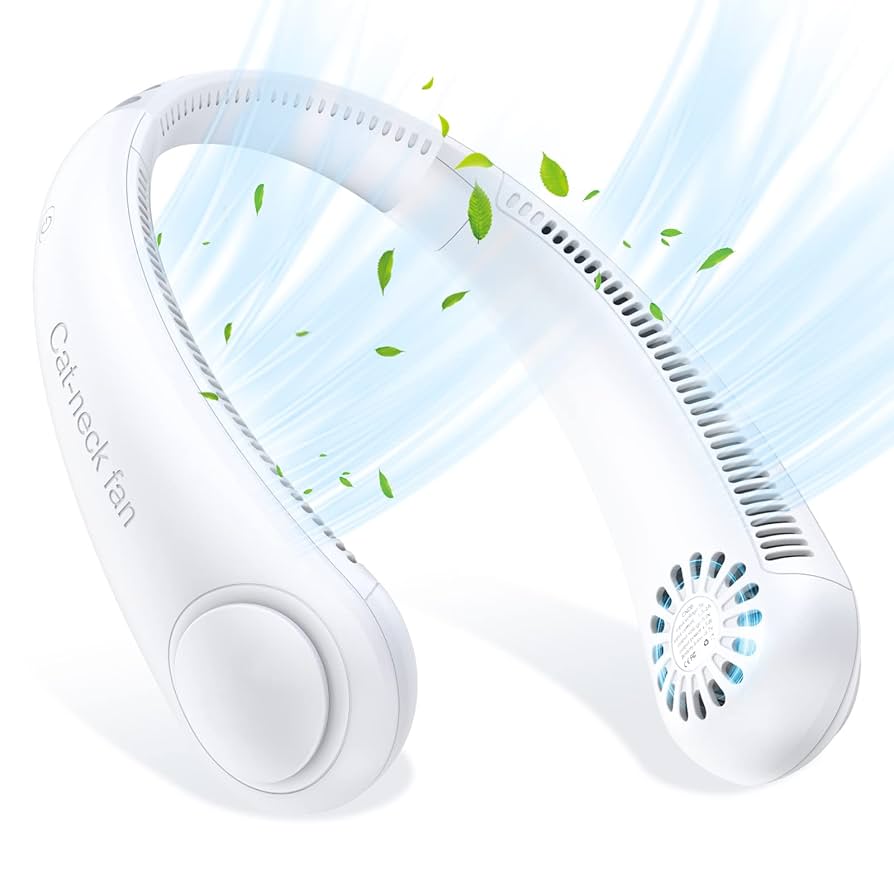 2022年モデル 首掛け扇風機 ネッククーラー ハンズフリー Amazon | ネッククーラー【2022夏新登場 瞬間冷感 】首掛け