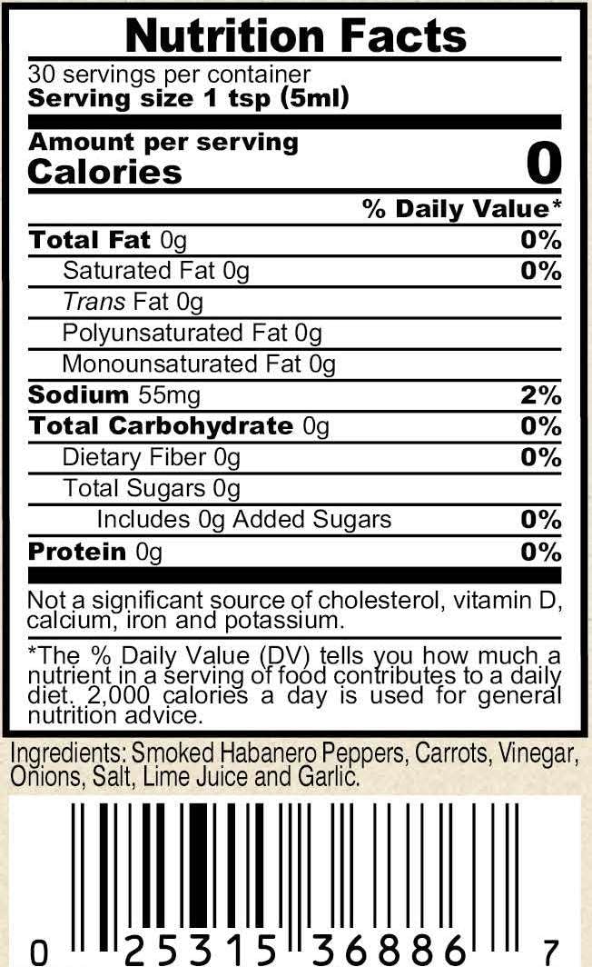Marie Sharp’s Smoked Habanero Pepper Sauce, 5 oz – Belizean Hot Sauce with Bold Smoke & Heat – All-Natural, Gluten-Free (Pack of 3)