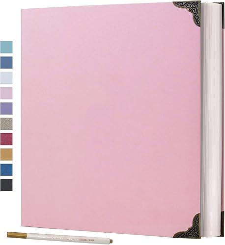 Vista 19 de Vienrose Páginas de Recambio para Álbum de Fotos 9x10.6 Pulgadas Álbum de Fotos Autoadhesivo de 3 Anillos 10 Hojas / 20 Páginas
