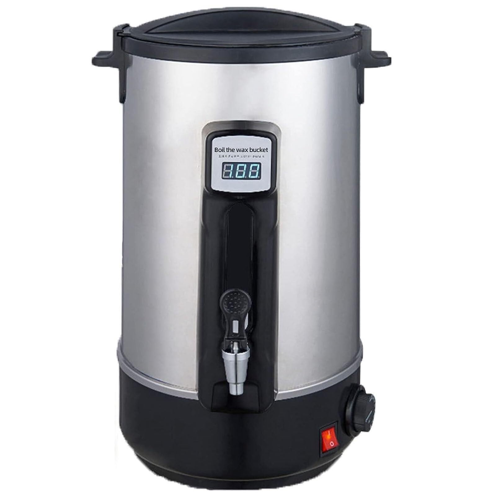 Machine de fusion de cire en acier inoxydable avec seau chauffé de 8L