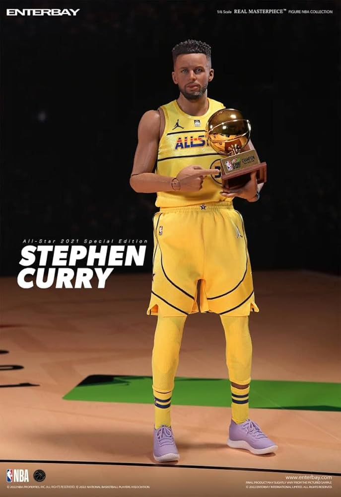 ENTERBAY ステフィン カリー NBA オールスターゲーム RM-1095 Amazon.co.jp: ENTERBAY 1/6 ステフィン カリー NBA