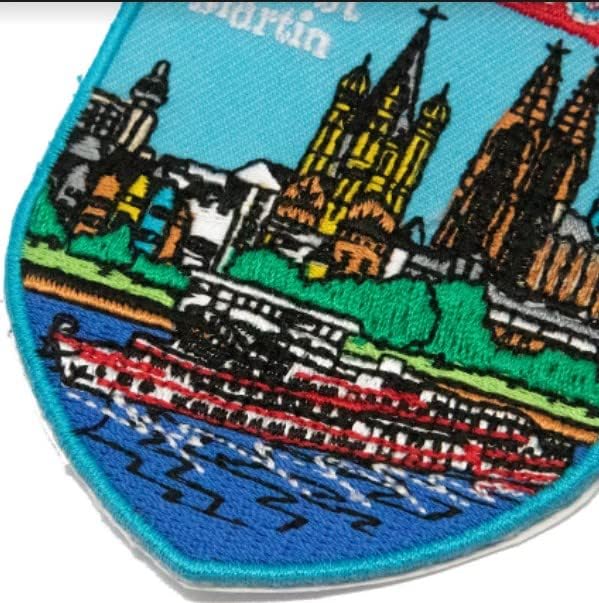 Miniatura 7 de A-ONE Imán de nevera 3D de la catedral de Colonia, Köln Alemania, 1 unidad+Gran Escudo de la Iglesia de San Martín, parche militar decorativo, 1