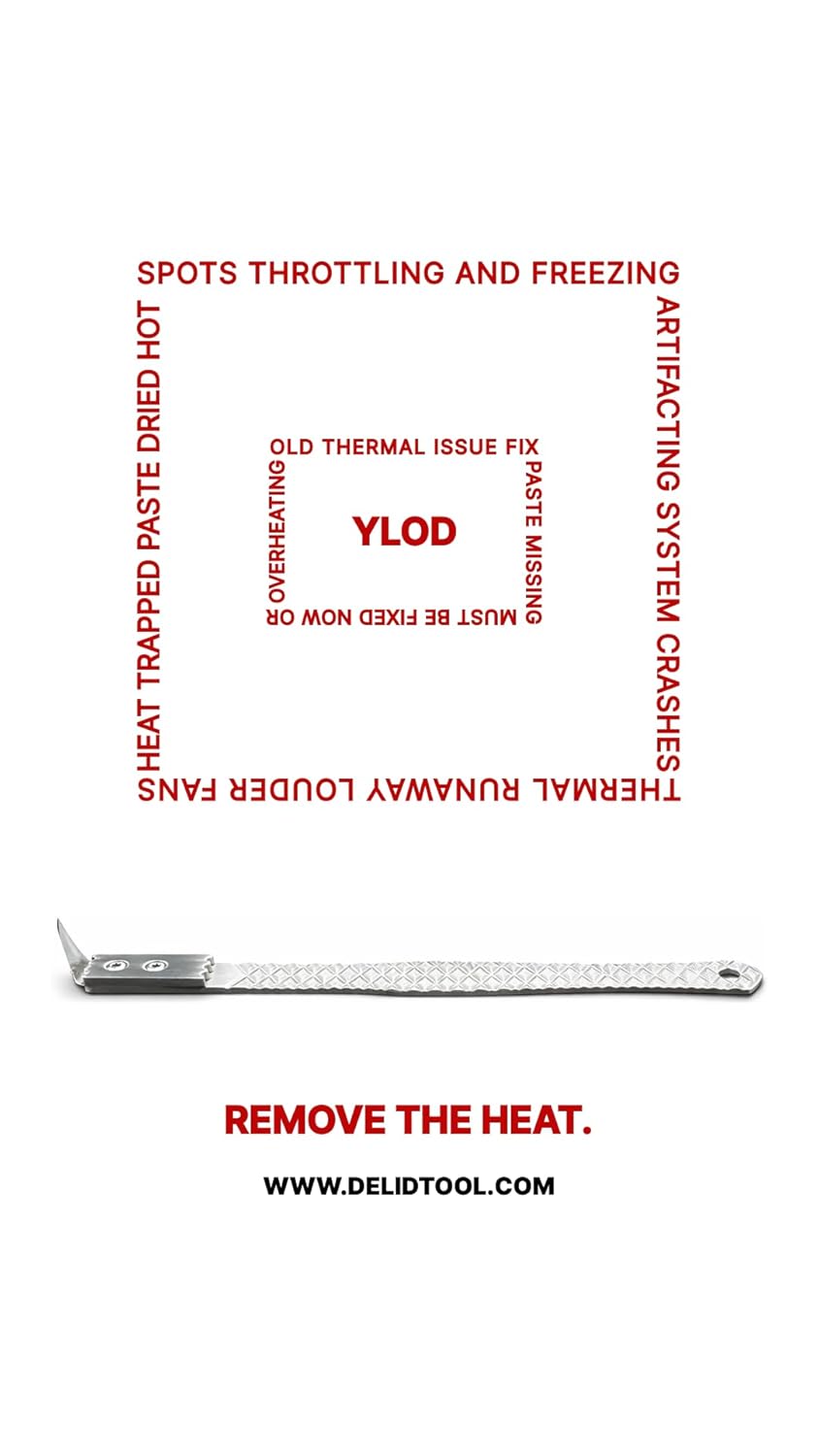 The Delid Tool V2 with Replaceable Blade – Precision Engineered for Safe Overheating Solutions