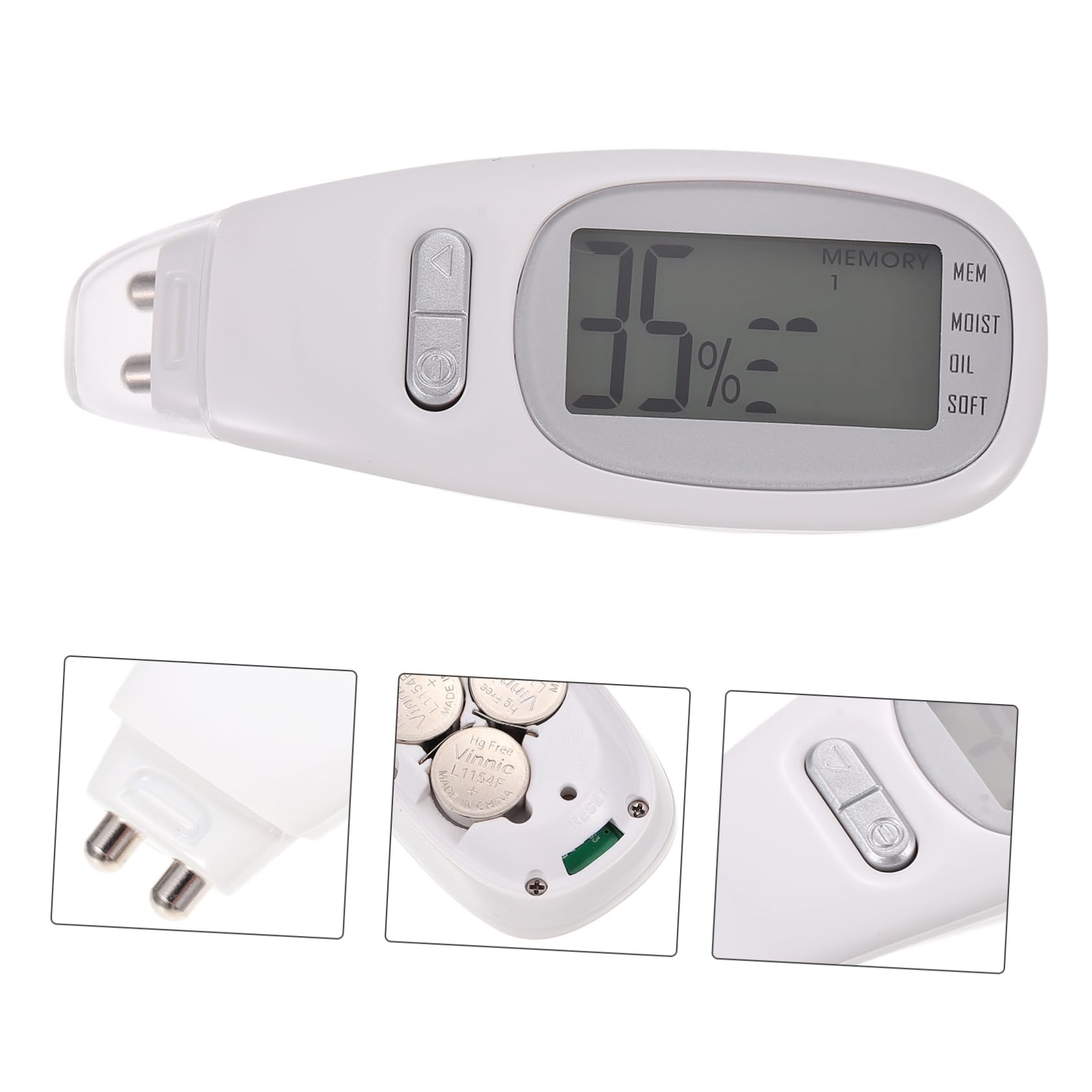DOITOOL Sets Skin Moisture Analyzer Face Moisture Test Pen Portable for Skin Hydration Detection