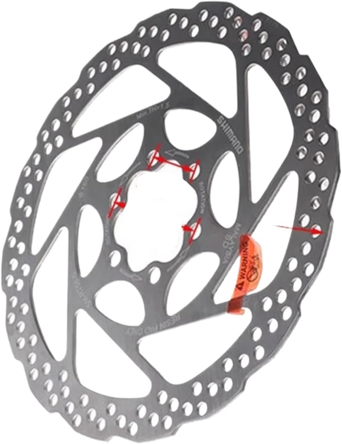 Compatible for Shimano SM-RT56 MTB Disc Brake Rotor,160/180mm 6 Bolts Hydraulic Disc for Road & Mountain Bike(160mm 1pcs)