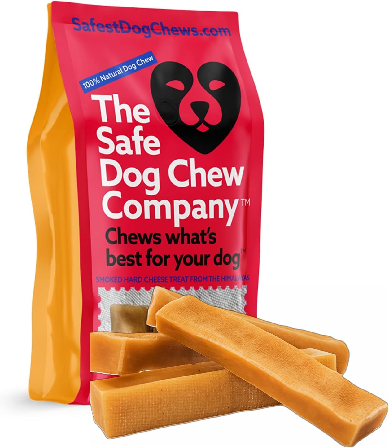 The Safe Dog Chew Company Yak Cheese Chews for Large Dogs