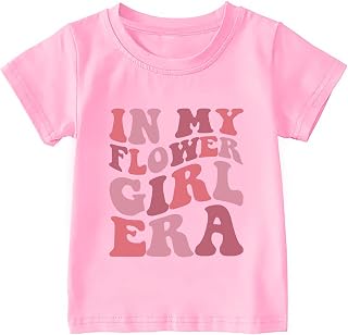 Funny Letter Print T-Shirt for Kids Girls Boys Casual Crewneck Short Sleeve Tee Tops 3-12 Years