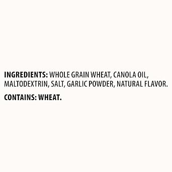 Triscuit Roasted Garlic Whole Grain Wheat Crackers, Snack Crackers, Lunch Snacks, Family Size, 12.5 oz