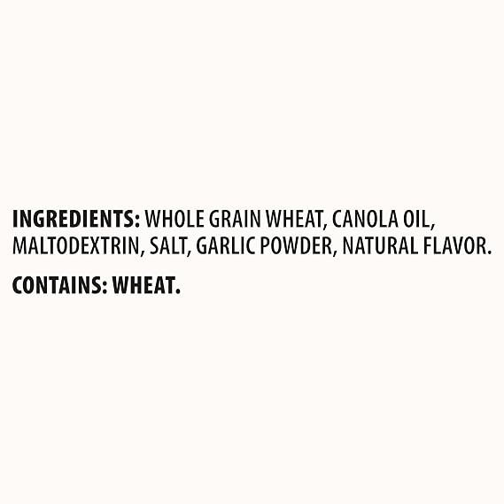 Triscuit Roasted Garlic Whole Grain Wheat Crackers, Snack Crackers, Lunch Snacks, Family Size, 12.5 oz