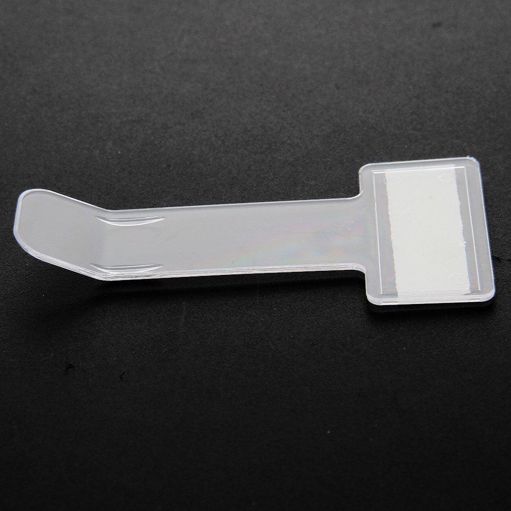 Image secondaire de 2 clips transparents avec coussinets adhésifs pour pare-brise de voiture - Pour ticket de parking, permis