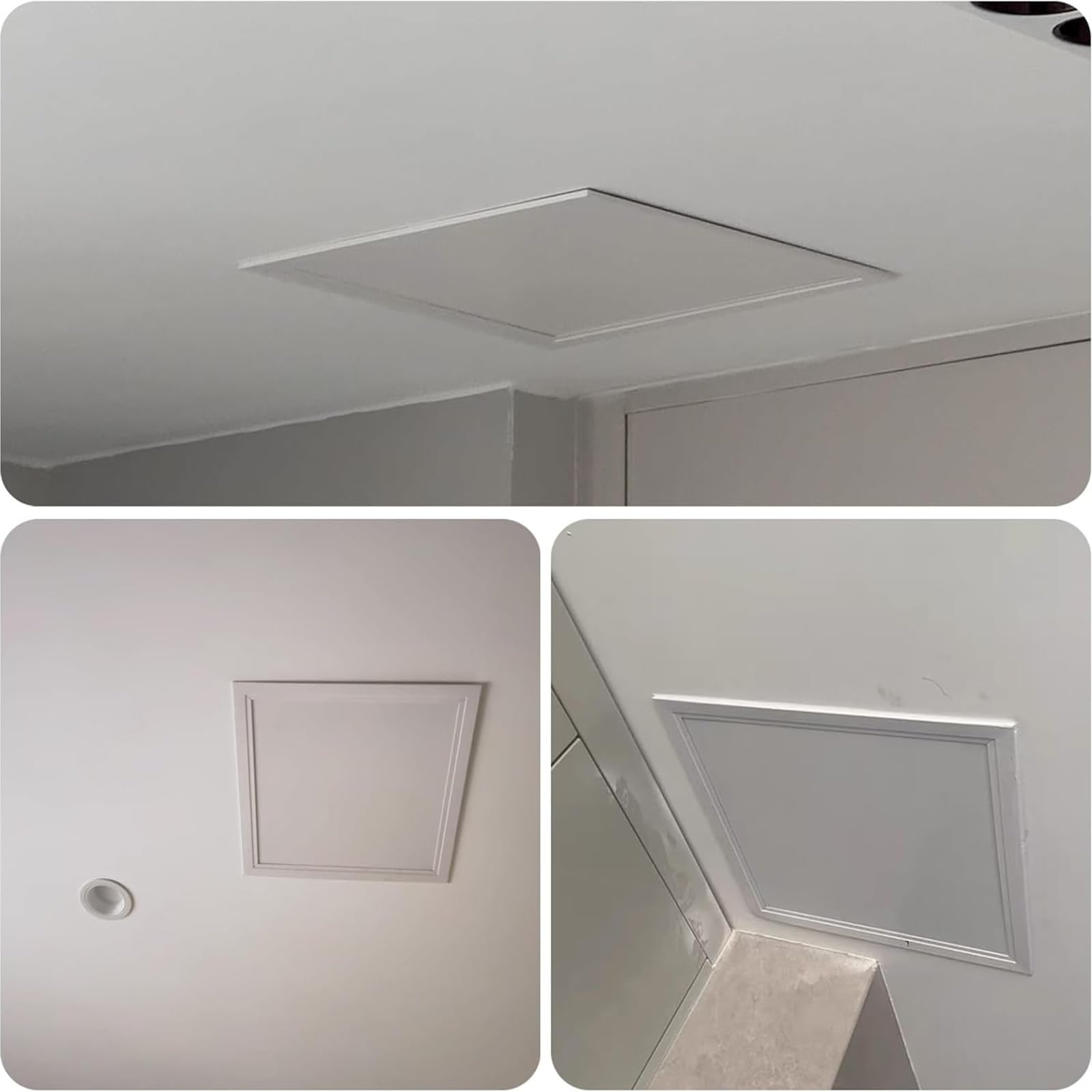Metalowy panel dostępu do ściany i sufitu, dostęp elektryczny i hydrauliczny, trwała konstrukcja do zastosowań HVAC, 20 x 35 cm