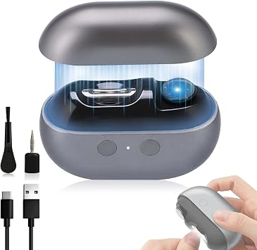Electric Nail Clipper, 2 in 1 Electric Polishing Automatic Nail Clippers with Magnetic Lid USB Rechargeable Nail Trimmer with Scraps Storage Suitable for Adults and Elderly
