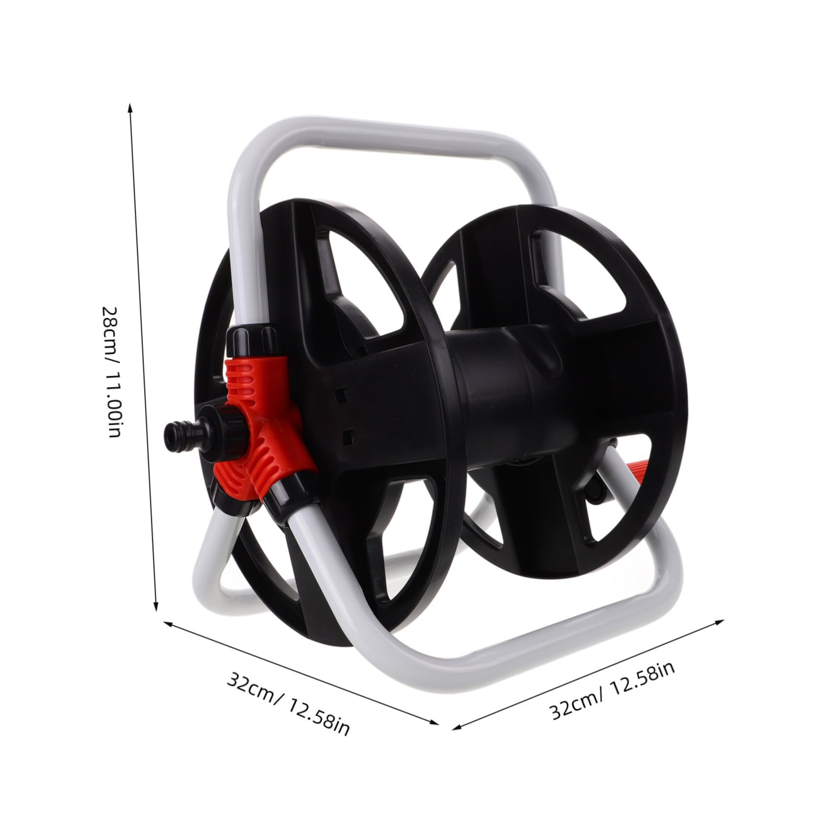 Soporte para Carrete de Manguera de Alta Resistencia Estante de Almacenamiento para Mangueras de Jardín Material Pp Resistente Diseño Versátil Que Ahorra Tamaño Color