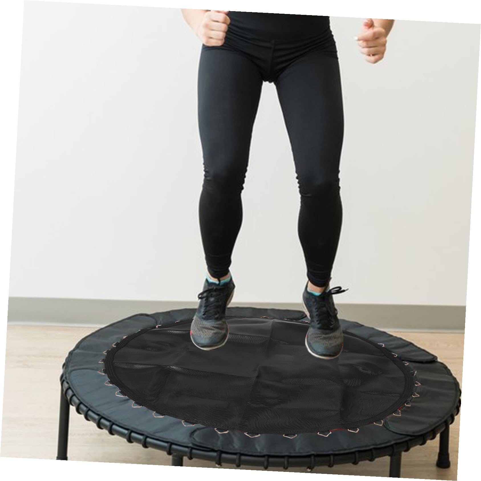Tappetino elastico rotondo di ricambio per trampolino elastico con ganci – Tappetino elastico per fitness all'aperto per allenamenti in palestra e divertimento in giardino