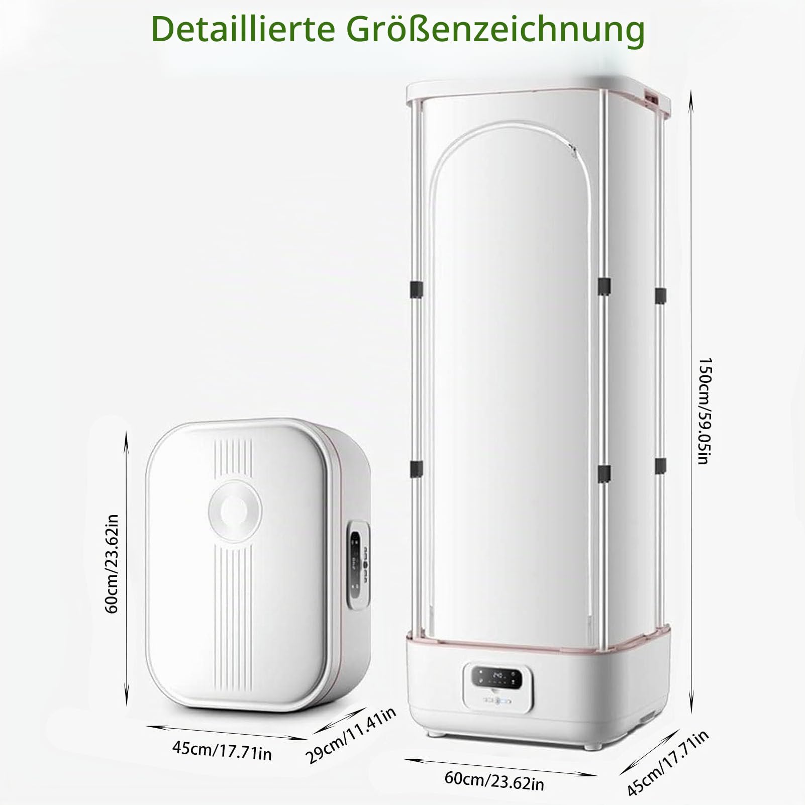Automatische Bügelmaschinen mit Dampftrocknern – Tragbare Bügelmaschinen zum Enton Falten für den Heimgebrauch, Trocknen von Bügelmaschinen – Automatische Bügelmaschinen, Wäschetrockner, (A)
