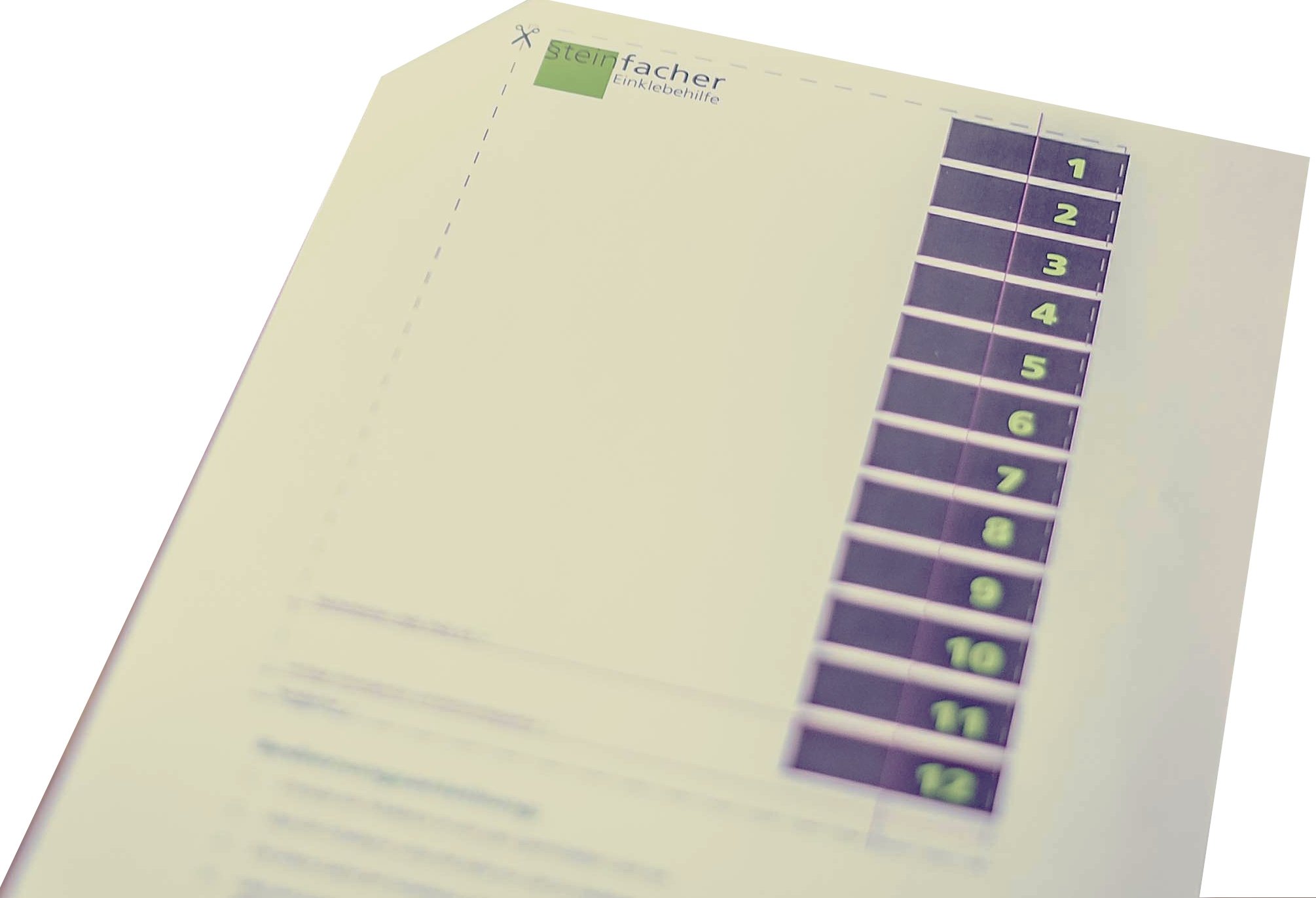 Griffregister | Gesamtpaket Steuern | selbstklebend | von Steinfacher | mind. 1.800 bedruckte Aufkleber | verschiedene Varianten | horizontales Schriftbild (750 Folien|lösbar|mit Überschrift)