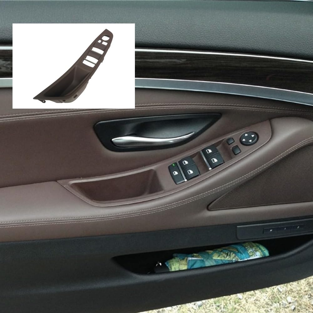 Juego De Manijas Interiores De Puerta Para BMW Serie 5 F10 F11 F18 | Color Negro | Fácil Instalación Con Clips