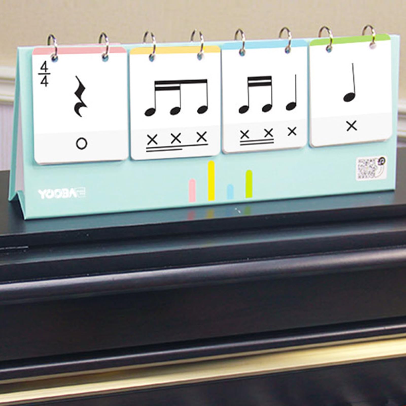 Tarjetas De Entrenamiento De Ritmo De Piano Para Educación Musical Temprana, Tarjetas Flash Para Mejorar La Coordinación De La Comprensión Del Tiempo | Materiales Didácticos Para Educadores Musicales,