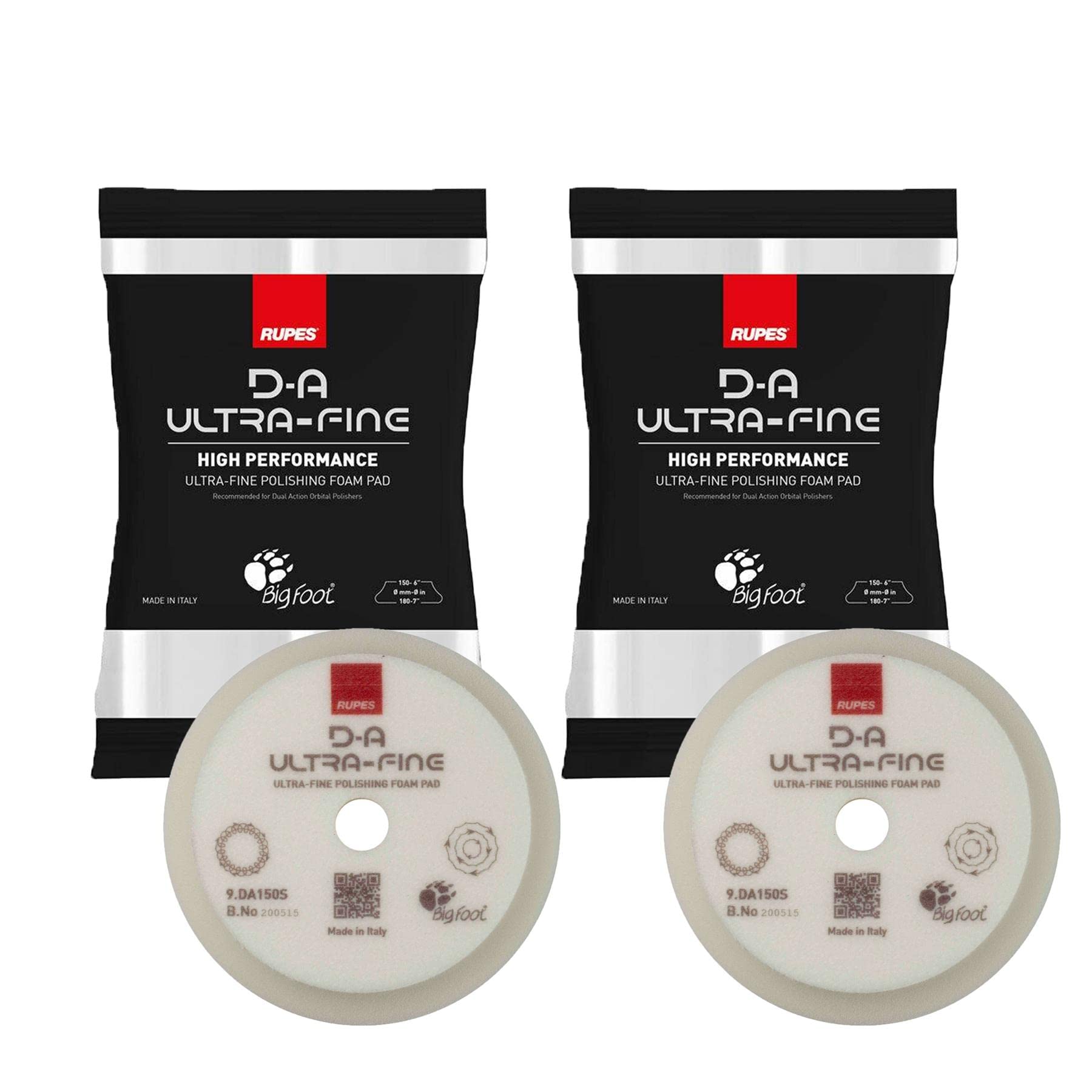 Rupes BigFoot D-A Intermediate Medium Polierschwamm Polierpad 75mm 80