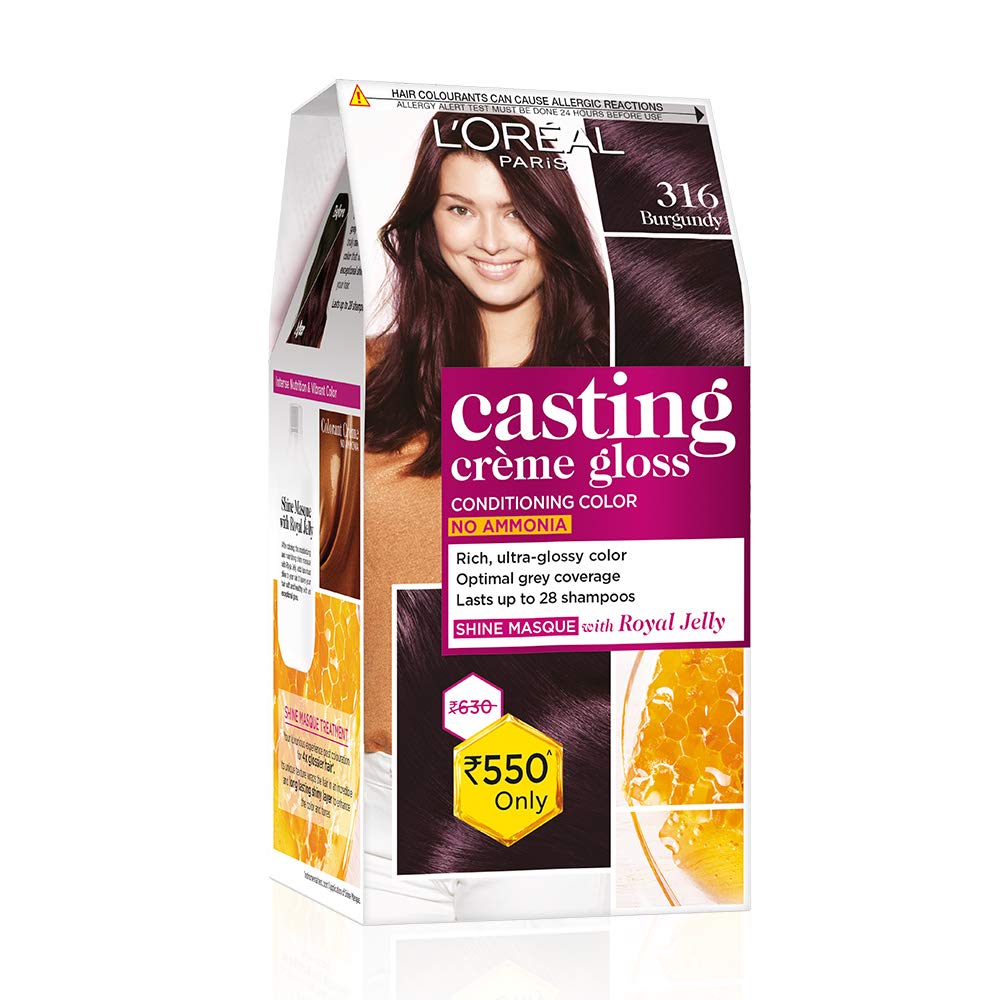 Buy L'Oreal Paris SemiPermanent Conditioning Hair Color, Glossy Finish, Casting Crème Gloss