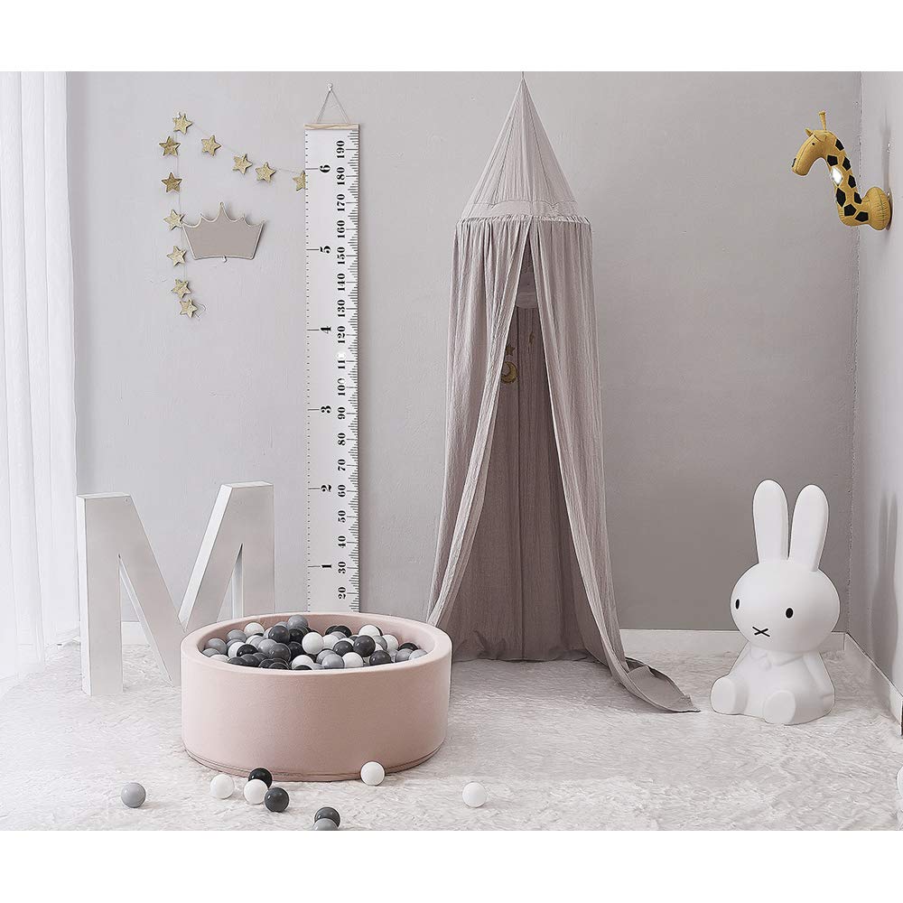 Homieco Princess Bed Canopy Cotton Mosquito Net Bedding Round Dome Nursery Room Decorations Play Reading Tents
