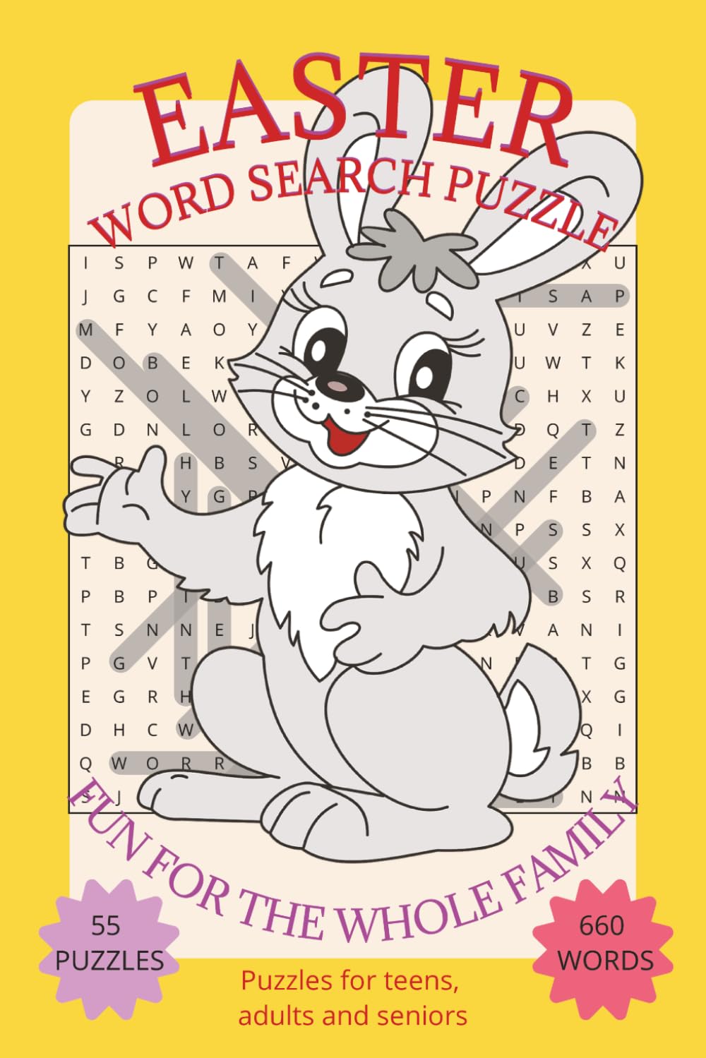EASTER WORD SEARCH PUZZLE: Easter and springtime word search puzzle book