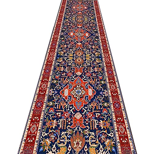 Tapis couloir rétro ZRUYI rectangulaire durable et indéformable modèle A - 2